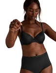 Marks & Spencer Women's Body Under Wired Padded Full Cup T-Shirt Bra, Black, 34C