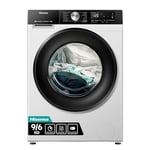 Hisense 3S Series WD3S9043BW3 Wifi Connected 9Kg / 6Kg Washer Dryer with 1400 rpm - White - D Rated [Wash&Dry], A Rated [Wash Only]