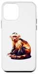 Coque pour iPhone 12 mini Polygon Art Singe Capucin