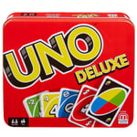 Mattel Games UNO Deluxe, Classic Card Game for Kids and Adults for F (US IMPORT)