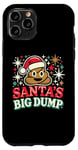 Coque pour iPhone 11 Pro Santa's Big Dump - Funny Xmas Pajamas Christmas Poop