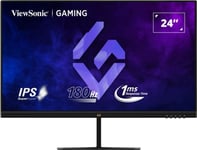 Viewsonic Vx2479-Hd-Pro, 60,5 Cm (23.8"), 1920 X 1080 Pixlar, Full Hd, Led, 1 Ms, Svart