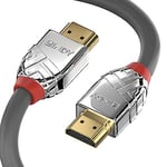 LINDY - Câble HDMI 2.0 Cromo Line 2 Mètre avec Ethernet, High Speed 4k@60Hz 18G 3D 1080p HDCP 2.2 120Hz 144Hz Certificat HDR, ARC, CEC, ATC| Compatible avec TV, Monitor, PS5, Blu-ray, Barre de son