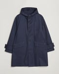 Mackintosh Humbie GTS Hooded Car Coat Navy