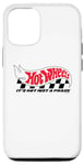 Coque pour iPhone 12/12 Pro Hot Wheels - It's Not Just A Phase Logo Motif à carreaux