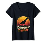 Womens Dinosaur Trainer V-Neck T-Shirt