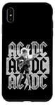 Coque pour iPhone XS Max AC/DC Stacked Logo Angus Young Photo par Michael Putland