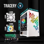 BITFENIX Tracery ARGB Blanc Boitier PC Moyen tour Format E-ATX