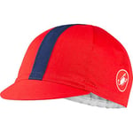 CASTELLI - Espresso Cap, Men's Cap, Mens, Hat, 4520050, red, One Size