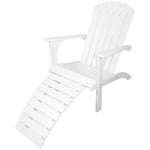 Baltic Garden Däckstol Kungsholm med Fotpall KUNGSHAMN deck chair incl. foot stool 500378-6