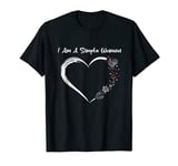 I Am A Simple Woman Chicken Wine Dogs Flip Flop Camping T-Shirt