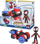 Spidey Spiderman Mâle Araignée Moto Tecno Quad De Miles Morales HASBRO F1941