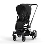 Cybex, Sportsvogn, Platinum Line, e-Priam - Sepia Black/Chrome Black