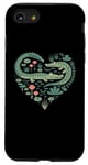 iPhone SE (2020) / 7 / 8 Cute Alligator Heart Crocodile Gator for Kids Case