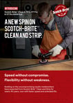 Scotch-brite™ clean & strip xt pro extra cut sliperondell, 100 mm x 13 mm, a xcrs, grønn