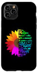 iPhone 11 Pro Autism Manual Mom Mother Mama Flower Rainbow Case