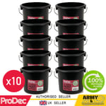 10 x ProDec 1 Litre Plastic Paint Kettle Painters Bucket Can Decorating Pot