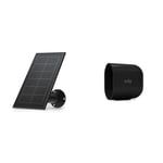 Arlo Panneau Solaire, Câble 2.4m, Noir, Étanche, Compatible Avec Pro 3, Pro 4 (+XL), Pro 5 & Pack De 1 Housse, Noir, Compatible Avec Arlo Go 2 3G/4G LTE Camera Surveillance Exterieure