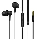 Black In Ear Headphones Heavy Bass Wired Earphones With 3.5Mm Plug For Ios For A