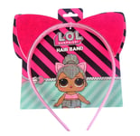 Girls Official L.o.l Lol Surprise Character Hair Band With Ears In Dark Pink Uk