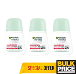 Garnier Mineral Magnesium Ultra Dry Women Deodorant Roll-On 50ml 3, 6 Pack