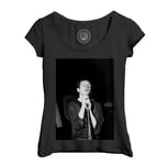 T-Shirt Femme Col Echancré Joy Division Ian Curtis Live Punk Rock Photo Vintage