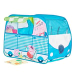 PEPPA PIG BLUE CAMPERVAN POP UP ROLE PLAY TENT KIDS NEW OFFICIAL FREE P+P 