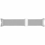 Bracelet Milanese Metal Loop pour G Watch Series 4/4 Classic/5/5 Pro/6/6 Classic M/L Argent Samsung - Neuf