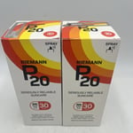 Riemann P20 Once a Day SPF 30 Sun Protection Spray 200ml X2 (2 Pack)