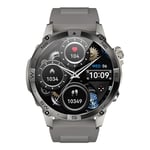 VALDUS VG40 Pro (2025) Grey Montre connectée avec Fonction téléphonie - Écran AMOLED - Sportif Robuste, Normal