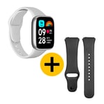 Montre Connectee Redmi Watch 3 Active Grise + Bracelet Noir