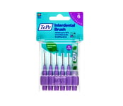 Tepe Interdental Brushes Brush 1.1mm Size 6 Purple (Pack of 6 Brushes)