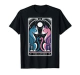 Tarot Card Mystic Cats | The Lovers Valentines Day Couples T-Shirt