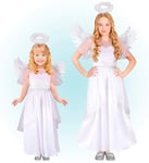 W WIDMANN MILANO Party Fashion - Costume d'ange pour enfants, robe, ailes, auréole, ciel, costumes de carnaval