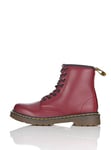 Dr. Martens 1460 J Boat Shoes, Red (Cherry Red Softy T 601), 2.5 UK