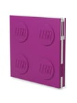 Euromic LEGO Stationery Locking note book VIOLET with gel pen