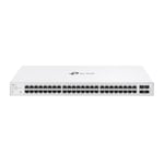 TP-Link Festa FS352G Commutateur Gigabit 48 Ports avec 4 emplacements SFP, Gestion Cloud, optimisation du réseau pour Entreprises, sécurité et Performance Stable