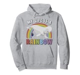 Disney Pixar Finding Dory Bailey My Life's A Rainbow C1 Pullover Hoodie