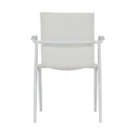 Alina Chaise de jardin empilable, blanc.