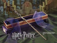 Harry Potter Magic Wand DUMBLEDORE + Collector's Box Ollivander's 7145