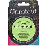 GRIM’TOUT Galet de fard de maquillage de fête pour enfant et adulte, pour visage et corps, tous type de peau, 20ml - Couleur Vert anis