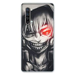 Coque pour Oppo Find X2 Lite/Reno 3 Manga Kaneki Noir