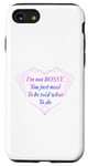 Coque pour iPhone SE (2020) / 7 / 8 « I'm not Boss »