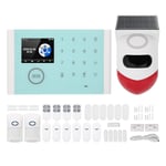 Wifi Door Window Sensor Kit Home Security Alarm System Sound‑Light Theftpr Part