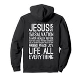 Jesus Is My All My Everything My God Lord King Pullover Hoodie