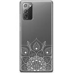 Babaco ERT GROUP mobile phone case for Samsung GALAXY NOTE 20 original and officially Licensed pattern Mandalas 008 optimally adapted to the shape of the mobile phone, partially transparent