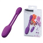 Flexxio Purple Double Ended Vibrator Couple or Solo Stimulating Orgasm Sex Toy