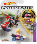 Diecast Model KART STANDARD of WARIO from SUPER MARIO Scale 1:64 5cm Hot Wheels