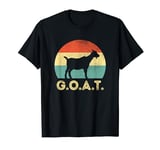 G.O.A.T. Goat Greatest Of All Time Funny Goat Lover Goat Dad T-Shirt