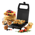 Electric Omelette Maker Non-Stick Egg Muffin Snack Maker Grill Breakfast Cooker